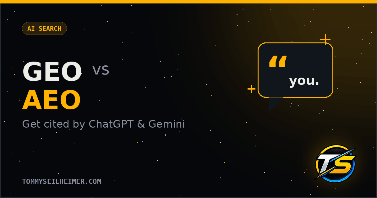 GEO vs AEO: How to Get Cited by ChatGPT and Gemini