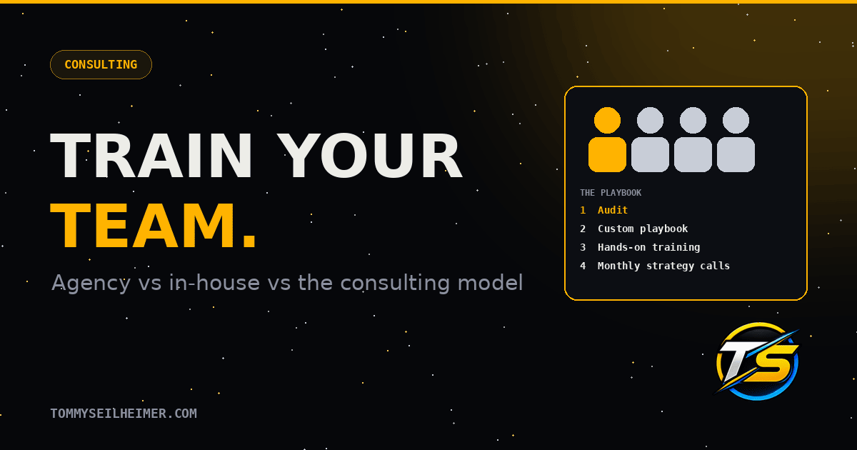 Should You Hire an SEO Agency or Train Your Own Team? The Consulting Model, Explained