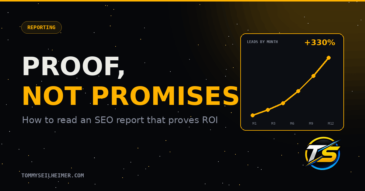 How to Read an SEO Report: The Metrics That Prove Leads, and the Ones That Lie